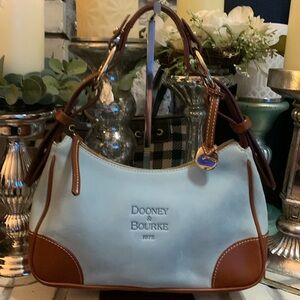 Dooney & Bourke 1975 Suede Leather Purse blue